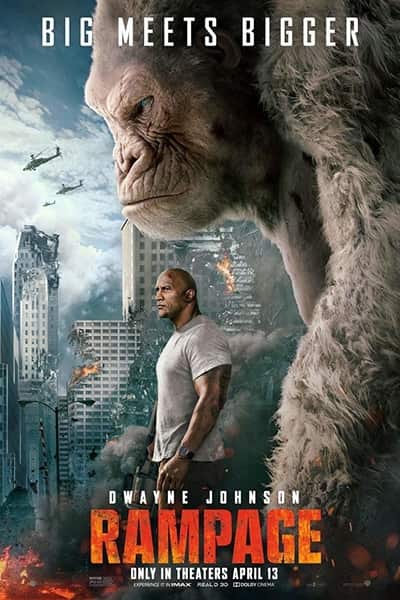 Download Rampage (2018) Dual Audio {Hindi-English} Movie 480p | 720p BluRay 300MB | 1GB