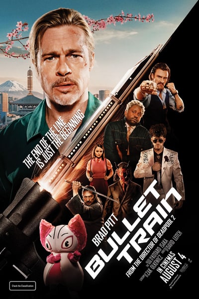 Download Bullet Train (2022) Dual Audio {Hindi-English} Movie 480p | 720p | 1080p WEB-DL ESub