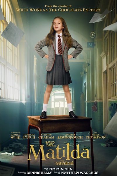Download Matilda the Musical (2022) Dual Audio {Hindi-English} Movie 480p | 720p | 1080p WEB-DL ESub
