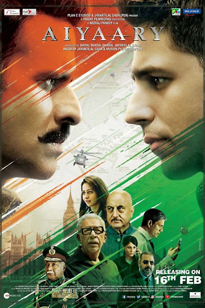Download Aiyaary (2018) Hindi Movie 480p | 720p | 1080p WEB-DL ESub