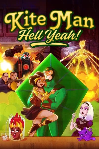 Download Kite Man: Hell Yeah! (Season 1) English WEB Series 720p | 1080p Web-DL ESub