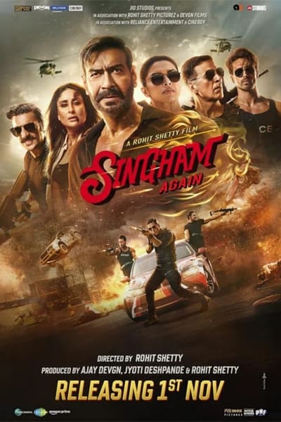 Download Singham Again (2024) Hindi Movie 480p | 720p | 1080p | 2160p WEB-DL ESub