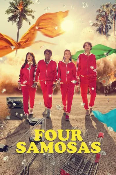 Download Four Samosas (2022) English Movie 480p | 720p | 1080p WEB-DL ESub