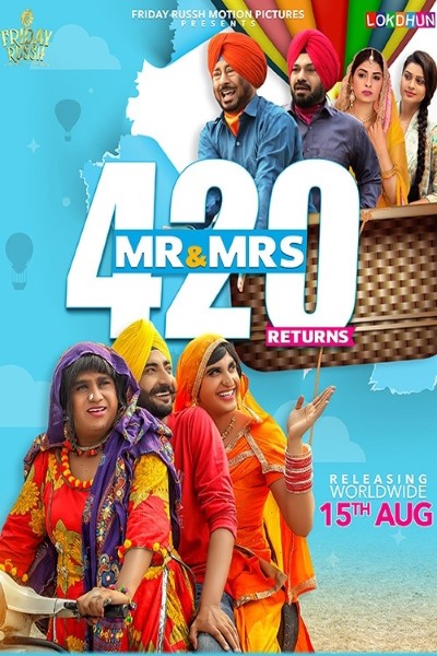 Download Mr. & Mrs. 420 Again (Part 3) (2025) Punjabi Movie 480p | 720p | 1080p WEB-DL ESub