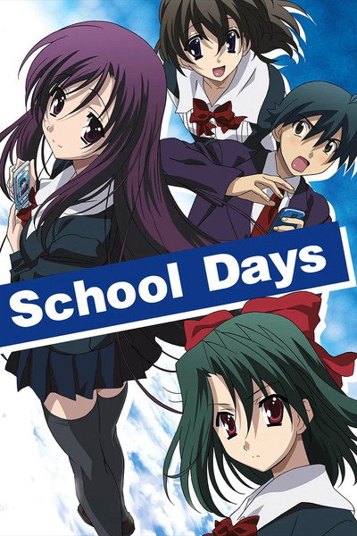 Download School Days (Season 01) Japanese Anime Series 720p | 1080p WEB-DL ESub